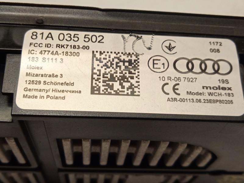 Recambio de modulo electronico para seat ateca (kh7, khp) 1.5 tsi referencia OEM IAM 81A035502  4774A18300