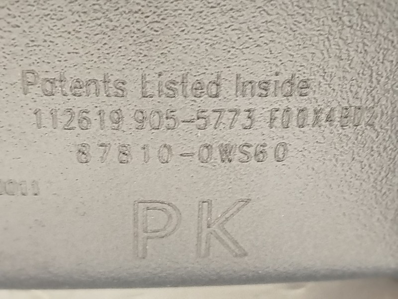 Recambio de espejo interior para toyota c-hr (_x1_) 2.0 hybrid (maxh10) referencia OEM IAM 878100WS60  