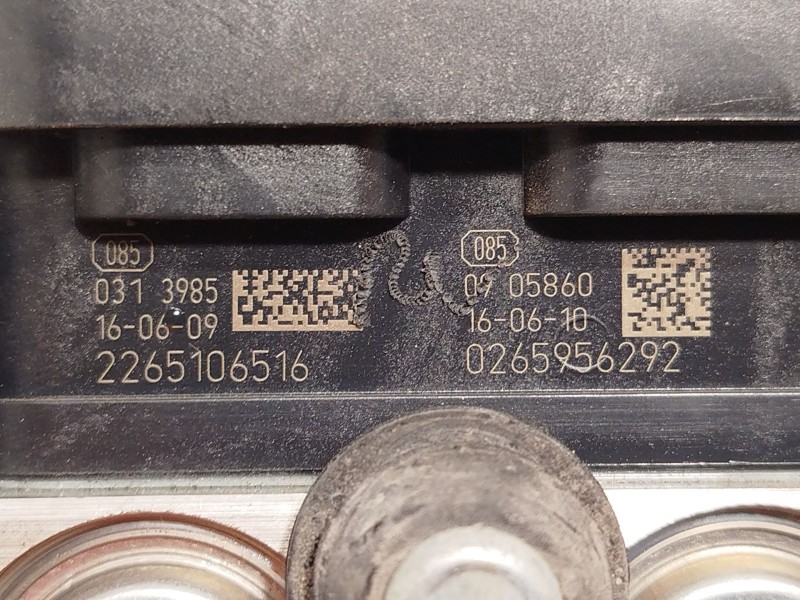 Recambio de abs para opel corsa e selection ecoflex referencia OEM IAM 39011871 0265956292 269539