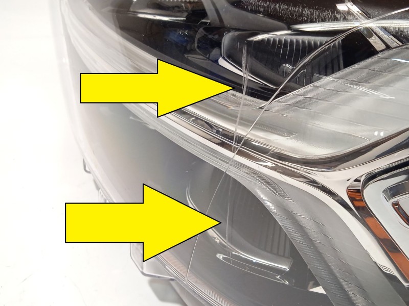 Recambio de faro izquierdo para volvo xc40 (536) t3 referencia OEM IAM 32133577 31655647 