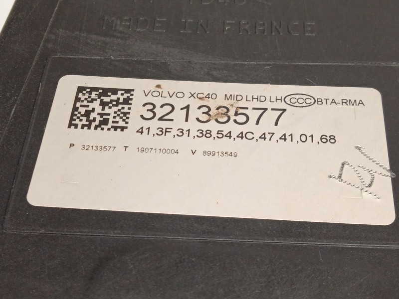 Recambio de faro izquierdo para volvo xc40 (536) t3 referencia OEM IAM 32133577 31655647 