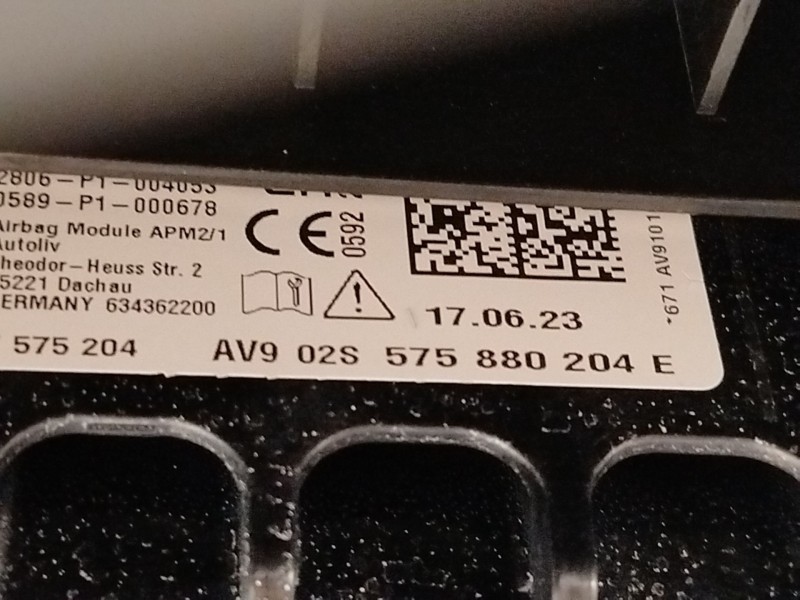 Recambio de kit airbag para seat ateca (kh7, khp) 1.5 tsi referencia OEM IAM 576857003QPLT 5QF959655AT 5FA880201BD