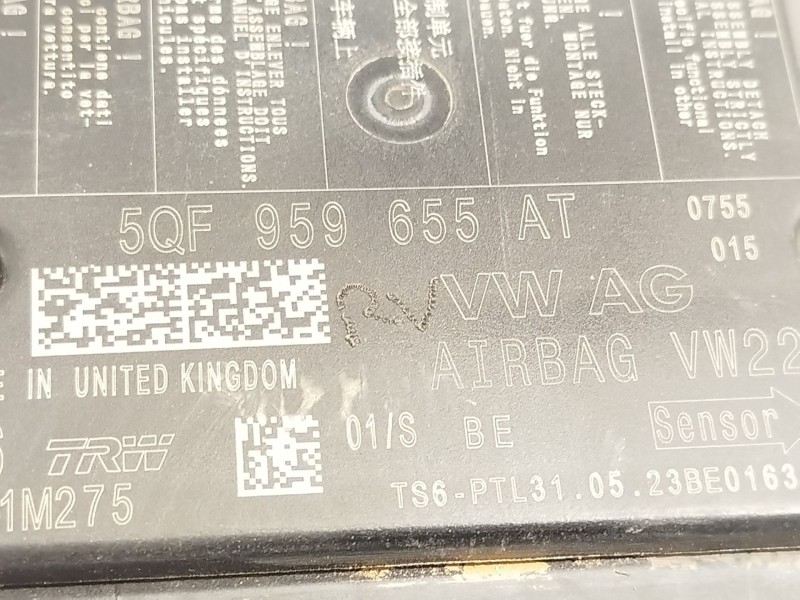 Recambio de kit airbag para seat ateca (kh7, khp) 1.5 tsi referencia OEM IAM 576857003QPLT 5QF959655AT 5FA880201BD