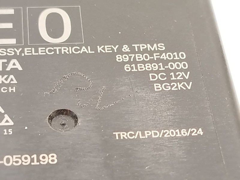 Recambio de modulo electronico para toyota c-hr (_x1_) 2.0 hybrid (maxh10) referencia OEM IAM 897B0F4010  