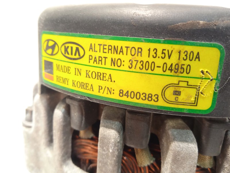 Recambio de alternador para hyundai kona 1.0 tgdi cat referencia OEM IAM 3730004950  8400383