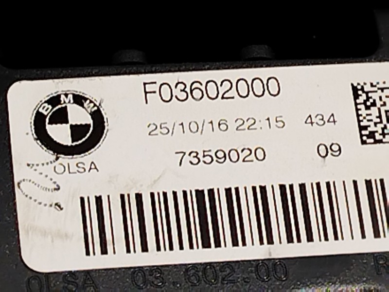 Recambio de piloto trasero derecho interior para bmw 1 (f20) 116 d referencia OEM IAM 7359020 63217359020 
