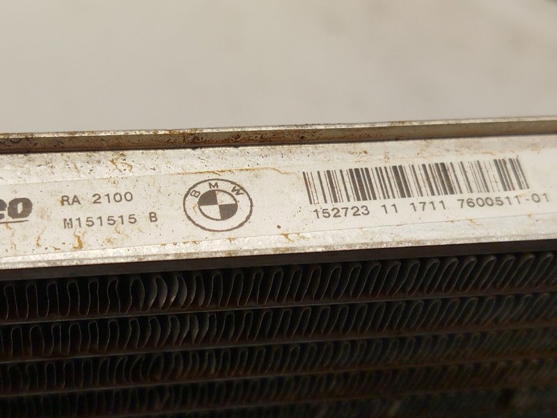 Recambio de radiador agua para bmw 1 (f20) 116 d referencia OEM IAM 17117600511  