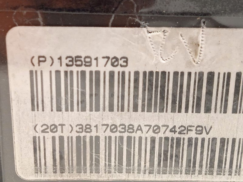 Recambio de centralita confort para opel zafira tourer c (p12) 1.6 cdti (75) referencia OEM IAM 13591703  