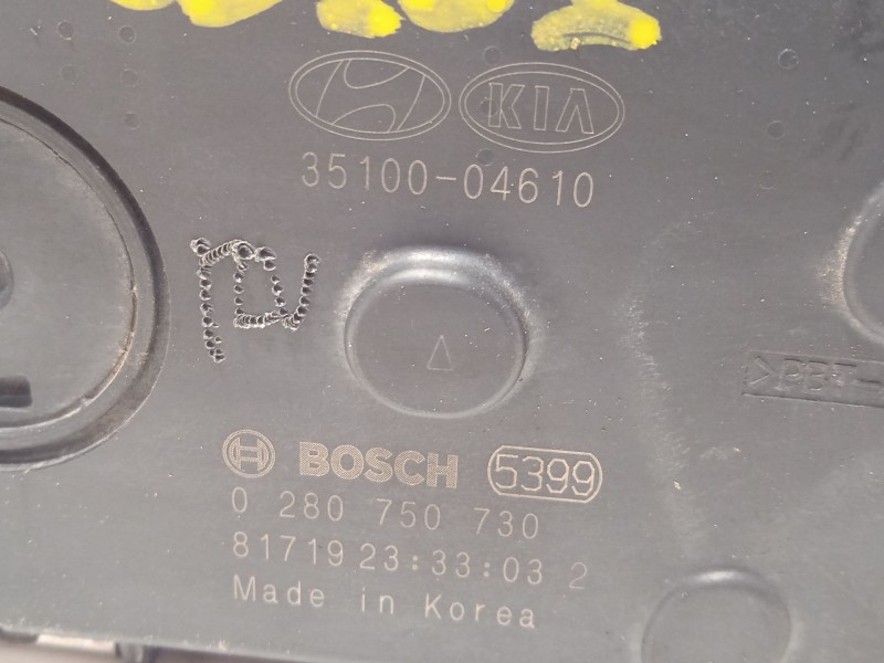 Recambio de caja mariposa para hyundai kona 1.0 tgdi cat referencia OEM IAM 3510004610  0280750730