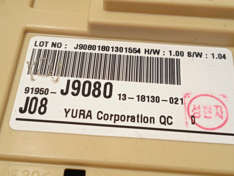 Recambio de caja reles / fusibles para hyundai kona 1.0 tgdi cat referencia OEM IAM 91950J9080  