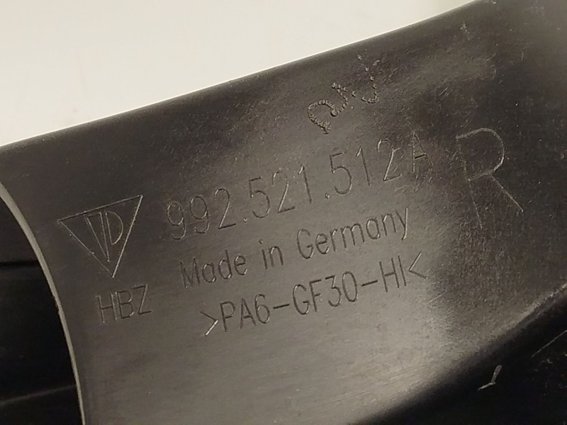 Recambio de moldura para porsche 911 descapotable (992) 3.8 turbo s (992650) referencia OEM IAM 992521512A  