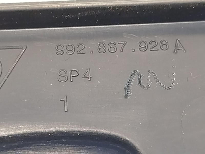 Recambio de moldura para porsche 911 descapotable (992) 3.8 turbo s (992650) referencia OEM IAM 992867926A  