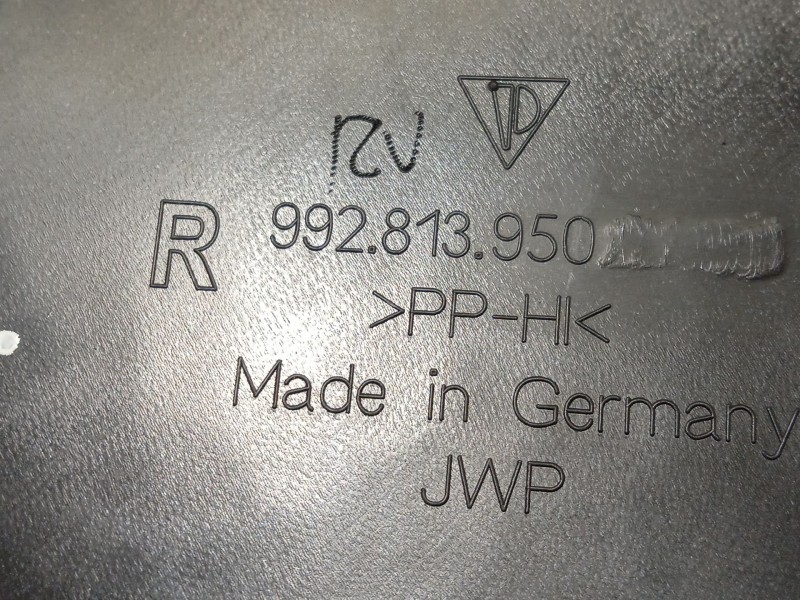 Recambio de moldura para porsche 911 descapotable (992) 3.8 turbo s (992650) referencia OEM IAM 992813950  