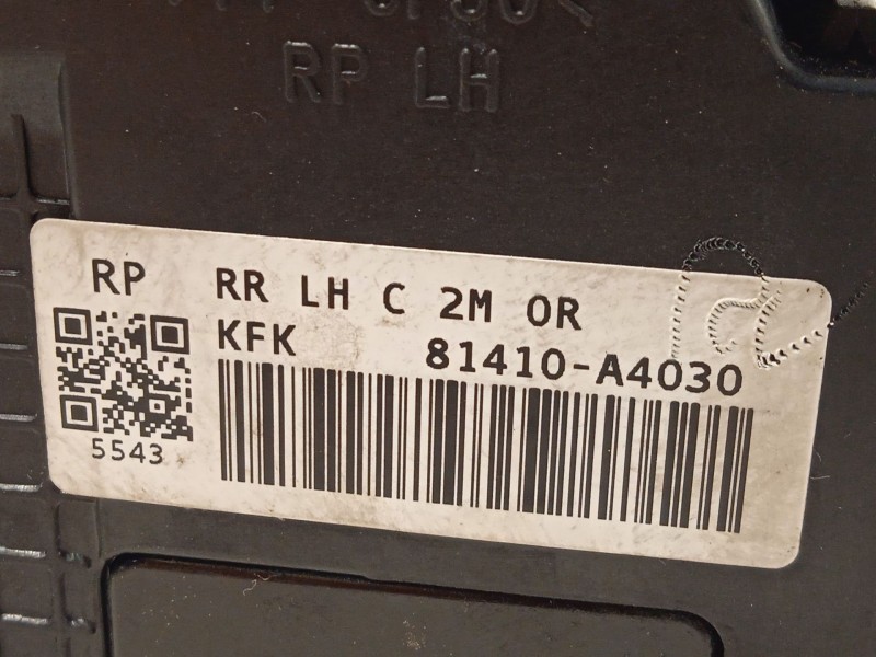 Recambio de cerradura puerta trasera izquierda para kia carens iv 1.7 crdi referencia OEM IAM 81410A4030  