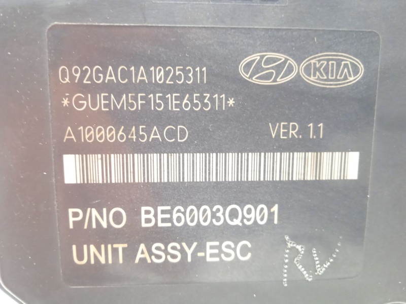Recambio de abs para kia carens iv 1.7 crdi referencia OEM IAM 58910A4610 BE6003Q901 60BH6013Q901