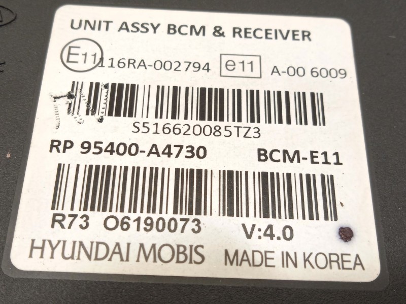 Recambio de modulo electronico para kia carens iv 1.7 crdi referencia OEM IAM 95400A4730  