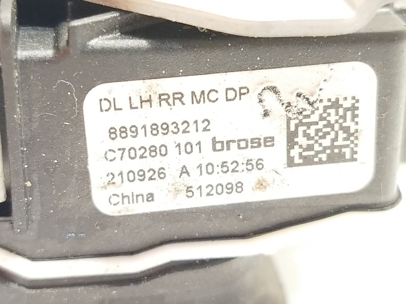 Recambio de cerradura puerta trasera izquierda para lynk & co 01 phev referencia OEM IAM 8891893212  