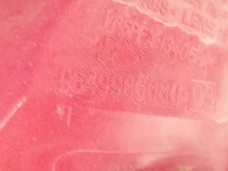 Recambio de piloto trasero izquierdo para peugeot 207/207+ (wa_, wc_) 1.4 referencia OEM IAM 9649986680 6350Y7 