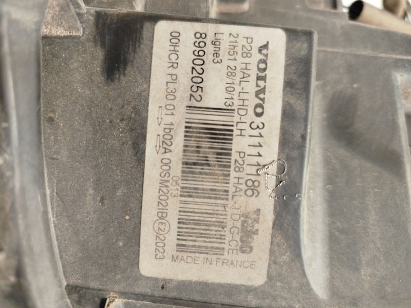 Recambio de faro izquierdo para volvo xc90 i (275) d5 awd referencia OEM IAM 31111186  89902052