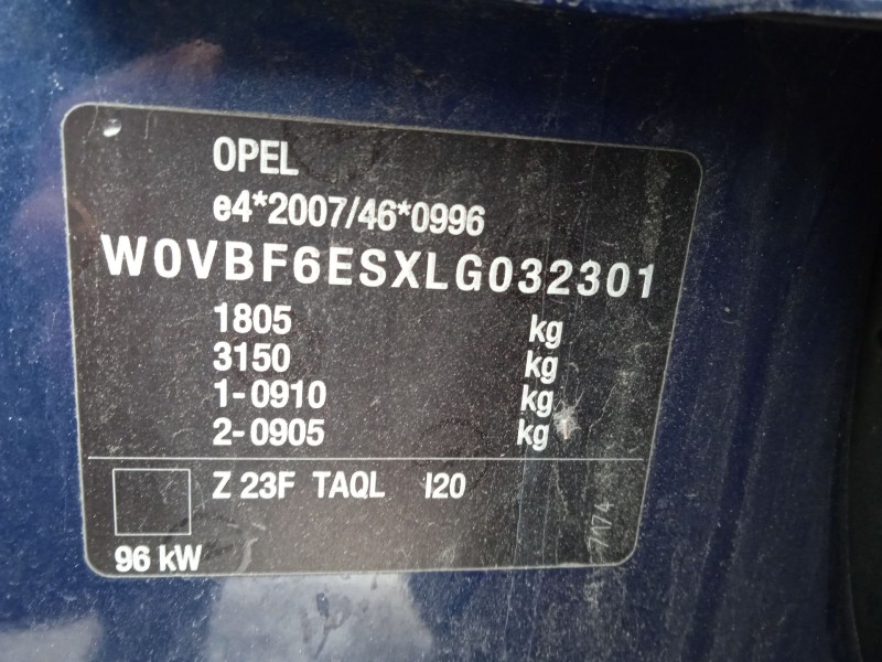 opel astra k (b16) del año 2020