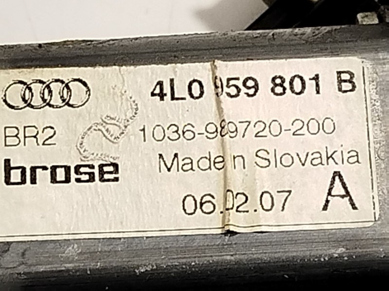 Recambio de elevalunas trasero izquierdo para audi q7 (4lb) 3.0 tdi quattro referencia OEM IAM 4L0959801B  