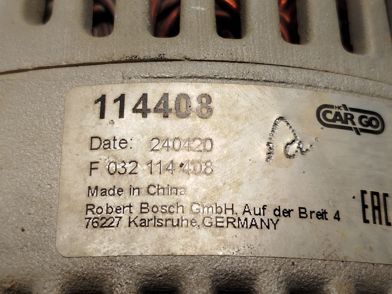 Recambio de alternador para audi q7 (4lb) 3.0 tdi quattro referencia OEM IAM 114408 059903018EX F032114408