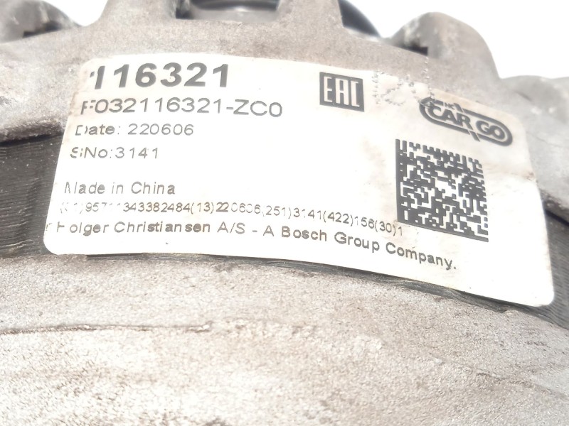 Recambio de alternador para fiat ducato furgoneta (250_) 130 multijet 2,3 d referencia OEM IAM F032116321 504009978 116321