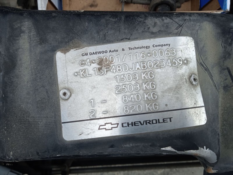 chevrolet aveo / kalos hatchback (t250, t255) del año 2009