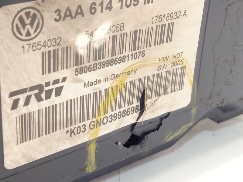Recambio de abs para volkswagen passat lim. (362) edition bluemotion referencia OEM IAM 3AA614109M 54085806B 17654032