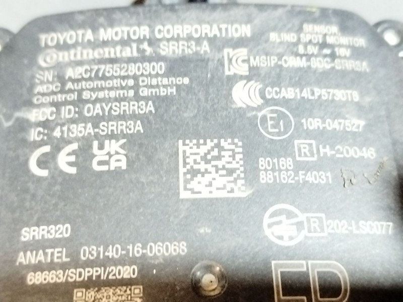 Recambio de modulo electronico para toyota c-hr (_x1_) 1.8 hybrid (zyx10_, zyx11_) referencia OEM IAM 88162F4031  A2C7755280300