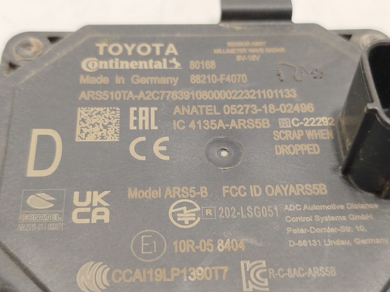 Recambio de modulo electronico para toyota c-hr (_x1_) 1.8 hybrid (zyx10_, zyx11_) referencia OEM IAM 88210F4070  