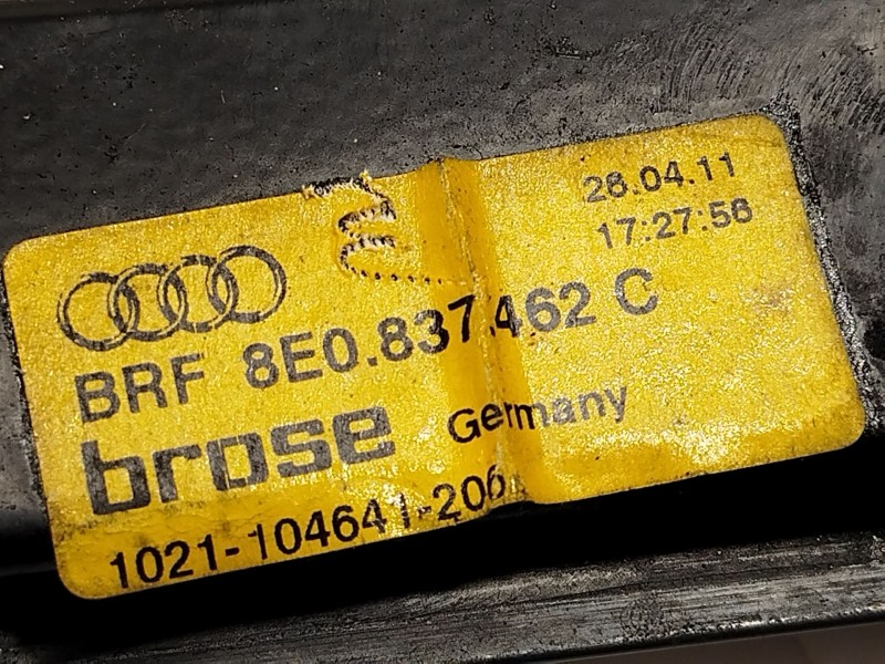 Recambio de elevalunas delantero derecho para seat exeo st (3r5) 2.0 tdi referencia OEM IAM 8E0837462C 8E1959802G 