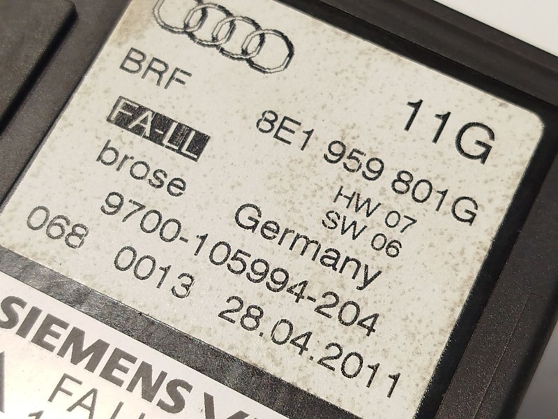 Recambio de elevalunas delantero izquierdo para seat exeo st (3r5) 2.0 tdi referencia OEM IAM 8E0837461C 8E1959801G 