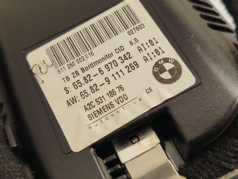 Recambio de pantalla multifuncion para bmw 5 (e60) 520 d referencia OEM IAM 65826970342  