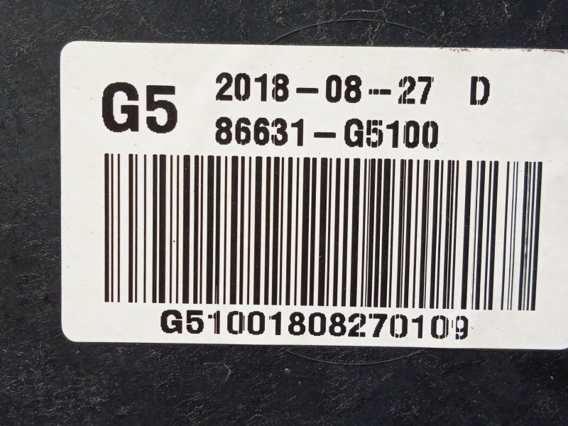Recambio de refuerzo paragolpes trasero para kia niro (de) 1.6 gdi hybrid referencia OEM IAM 86631G5100  