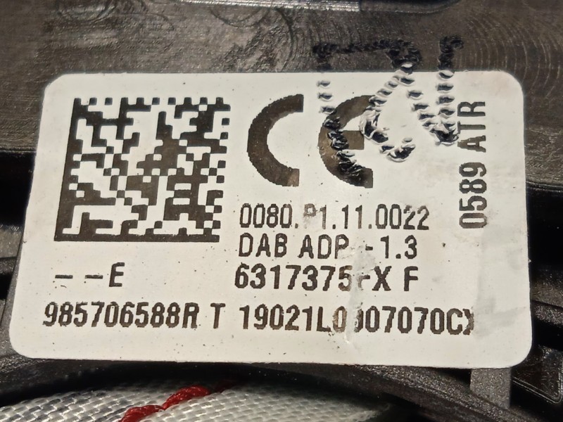 Recambio de airbag delantero izquierdo para renault clio iv (bh_) 0.9 tce 90 lpg referencia OEM IAM 985706588R  