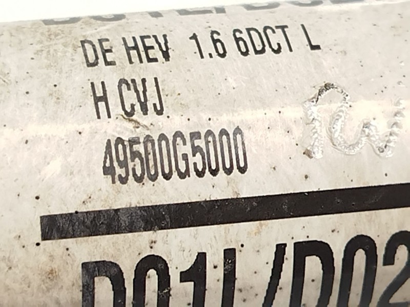 Recambio de transmision delantera izquierda para kia niro (de) 1.6 gdi hybrid referencia OEM IAM 49500G5000  