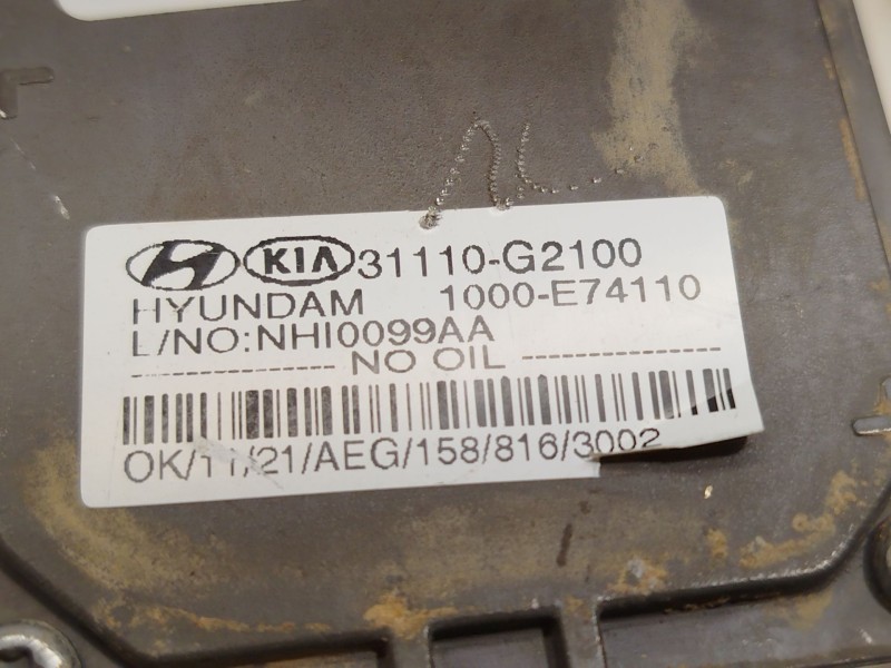 Recambio de bomba combustible para kia niro (de) 1.6 gdi hybrid referencia OEM IAM 31114G2100 31110G2100 