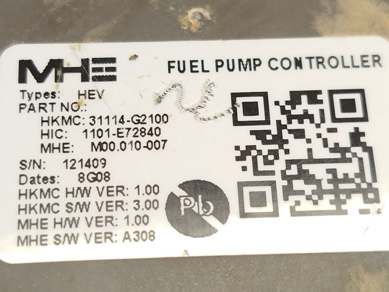 Recambio de bomba combustible para kia niro (de) 1.6 gdi hybrid referencia OEM IAM 31114G2100 31110G2100 