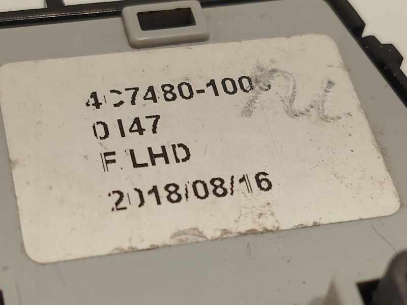 Recambio de mando elevalunas delantero izquierdo para kia niro (de) 1.6 gdi hybrid referencia OEM IAM 93570G5310  