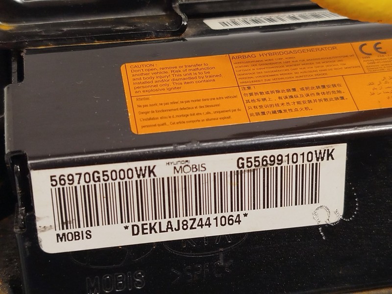 Recambio de airbag delantero izquierdo para kia niro (de) 1.6 gdi hybrid referencia OEM IAM 56970G5000WK  