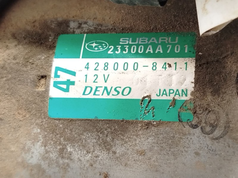 Recambio de motor arranque para subaru forester sport referencia OEM IAM 23300AA701  4280008411