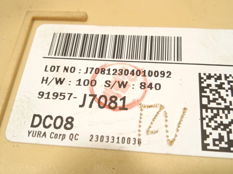 Recambio de caja reles / fusibles para kia ceed (cd) 1.0 t-gdi referencia OEM IAM 91957J7081  