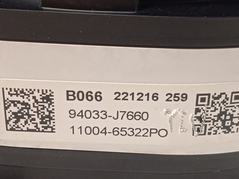 Recambio de cuadro instrumentos para kia ceed (cd) 1.0 t-gdi referencia OEM IAM 94033J7660  1100465322PO