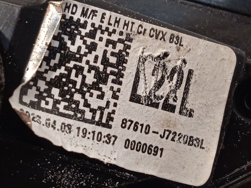 Recambio de retrovisor izquierdo para kia ceed (cd) 1.0 t-gdi referencia OEM IAM 87610J7220B3L 87610J7220 