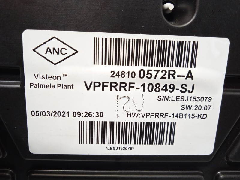 Recambio de cuadro instrumentos para renault trafic iii furgoneta (fg_) 2.0 dci 145 (fgml) referencia OEM IAM 248100572R  