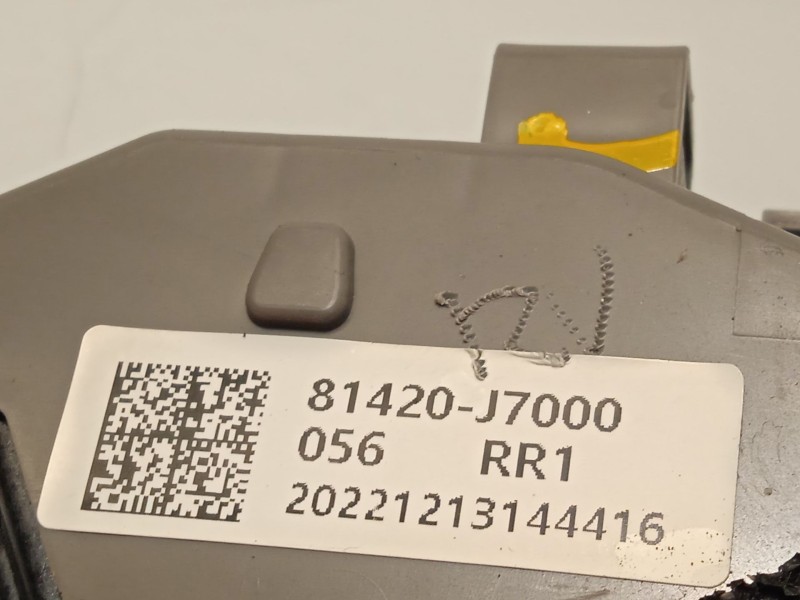 Recambio de cerradura puerta trasera derecha para kia ceed (cd) 1.0 t-gdi referencia OEM IAM 81420J7000  