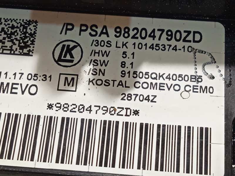 Recambio de mando intermitentes para citroën c3 aircross feel referencia OEM IAM 98204790ZD  