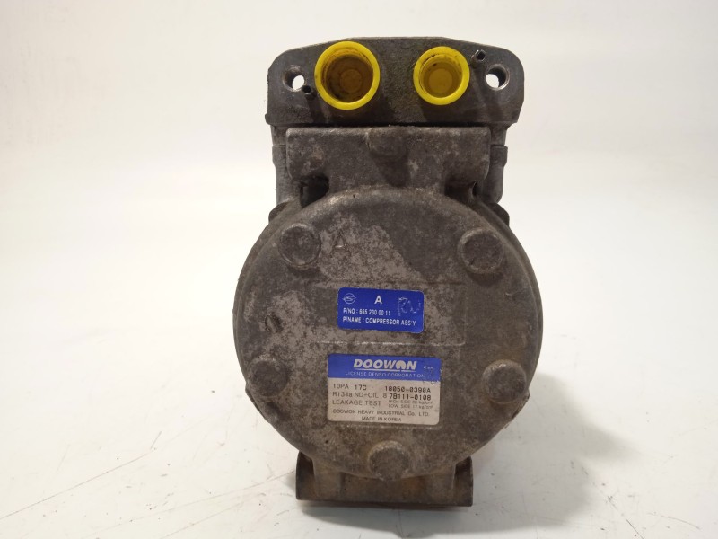 Recambio de compresor aire acondicionado para ssangyong rodius i 2.7 xdi referencia OEM IAM 6652300011  180500390A
