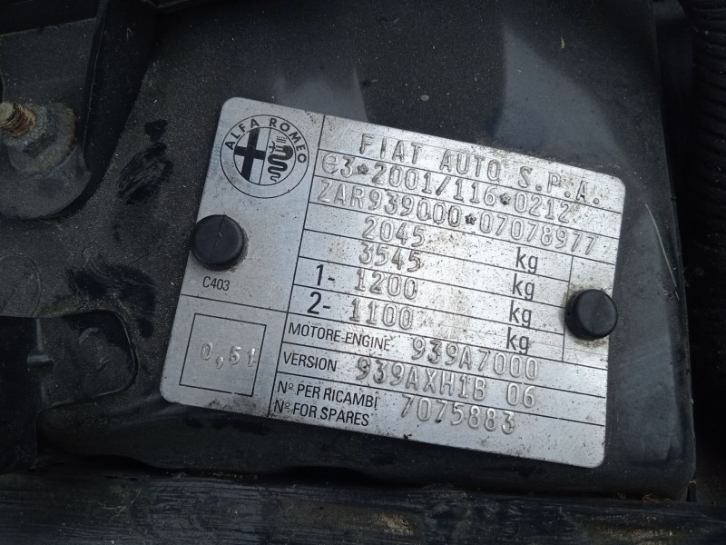 alfa romeo 159 (939_) del año 2007